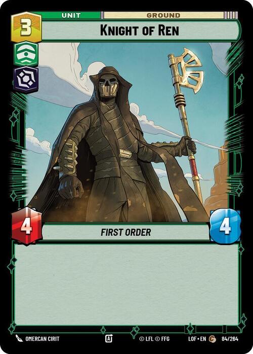 Knight of Ren Card Front