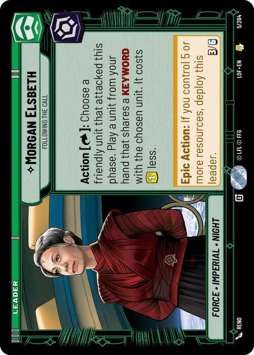 Morgan Elsbeth - Following the Call Card Front