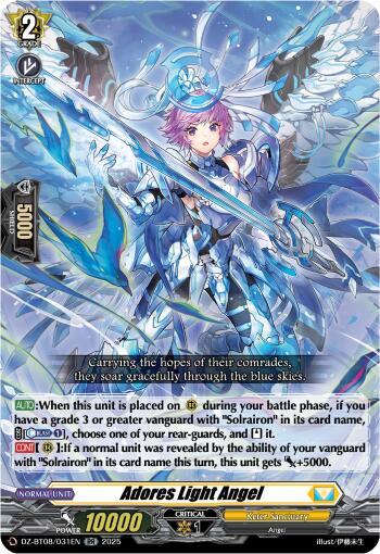 Adores Light Angel Card Front