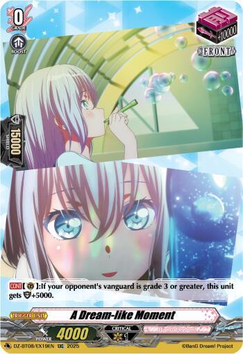 A Dream-like Moment Card Front