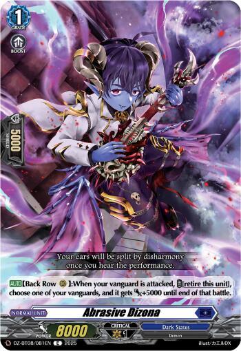 Abrasive Dizona Card Front