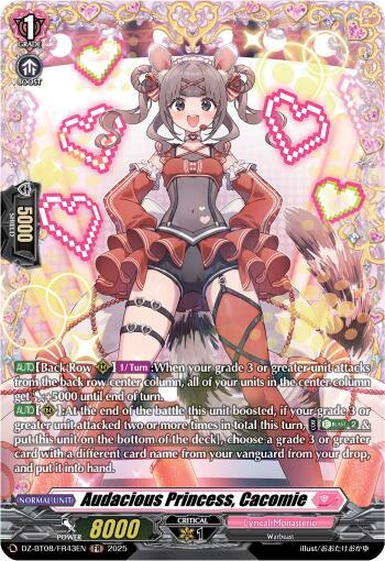 Audacious Princess, Cacomie Card Front