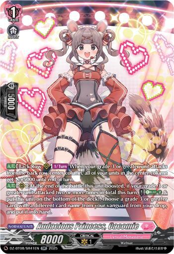 Audacious Princess, Cacomie Card Front