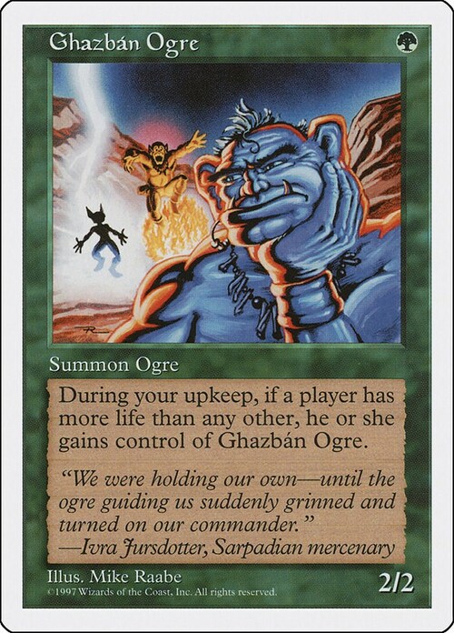 Ghazbán Ogre Card Front