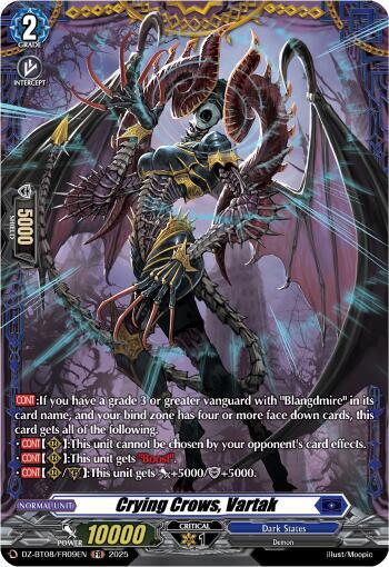 Crying Crows, Vartak Card Front