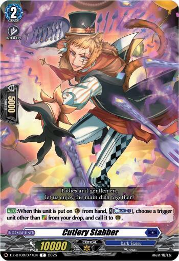 Cutlery Stabber Card Front