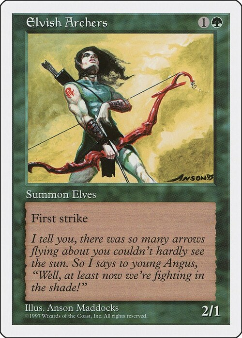 Elvish Archers Card Front