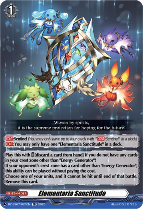 Elementaria Sanctitude Card Front