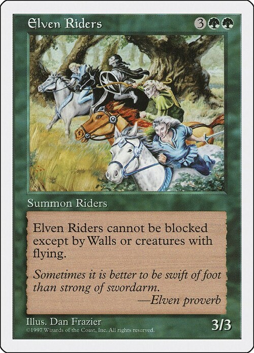 Elven Riders Card Front