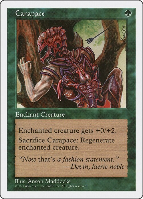Carapace Card Front