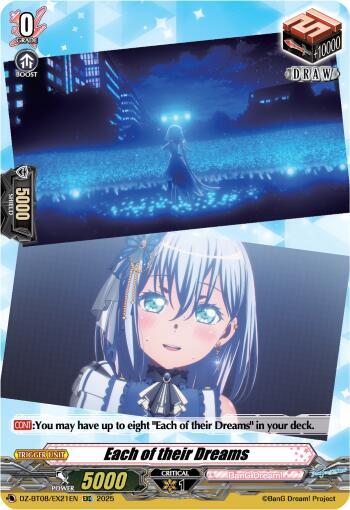 Each of their Dreams Card Front