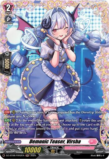 Demonic Teaser, Virsha Card Front