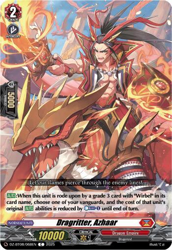 Dragritter, Azhaar Card Front