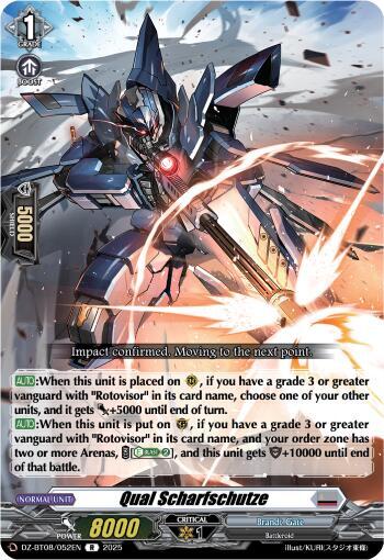 Qual Scharfschutze Card Front