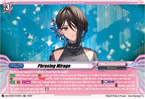 Phrasing Mirage Card Front