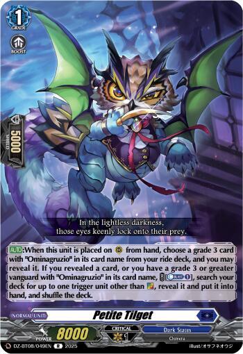 Petite Tilget Card Front