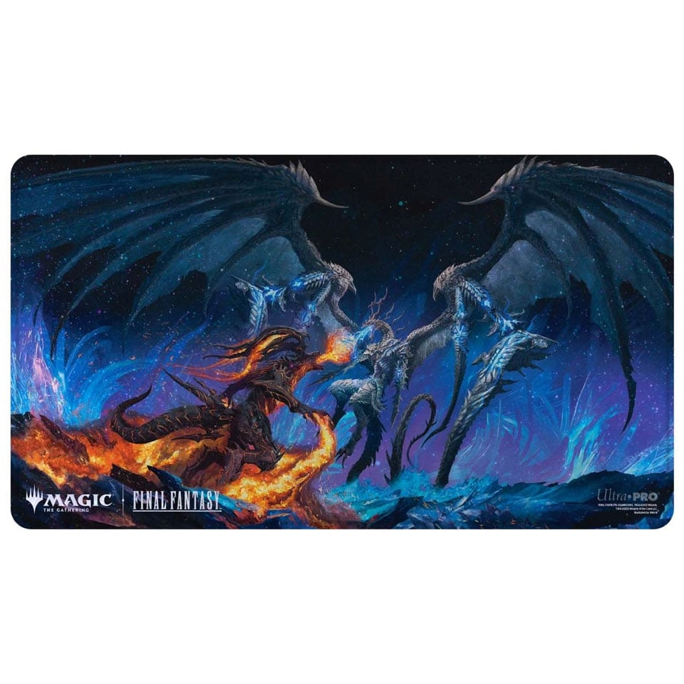 FINAL FANTASY: "Bahamut and Ifrit" Holofoil Playmat
