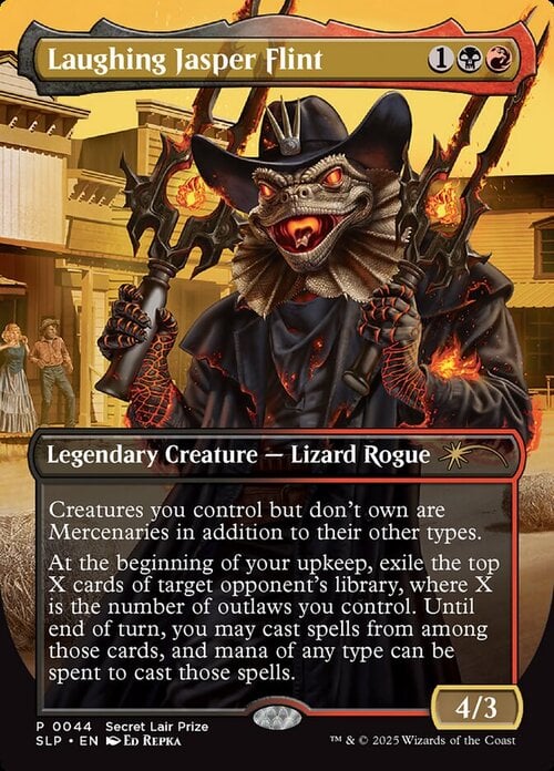 Laughing Jasper Flint Card Front