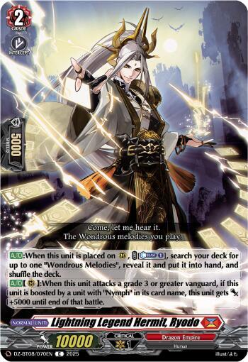 Lightning Legend Hermit, Ryodo Card Front