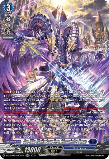 One Who Walks From Zero, Blangdmire Nexus Card Front