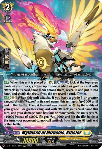 Mythisch of Miracles, Rifistor Card Front