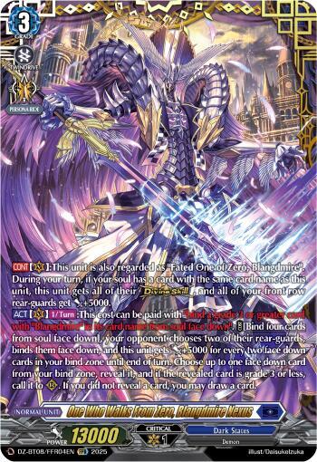 One Who Walks From Zero, Blangdmire Nexus Card Front