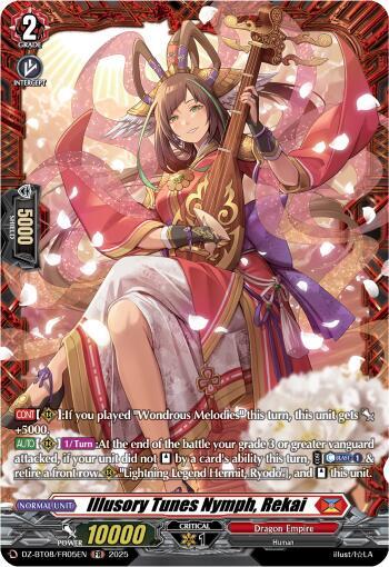 Illusory Tunes Nymph, Rekai Card Front