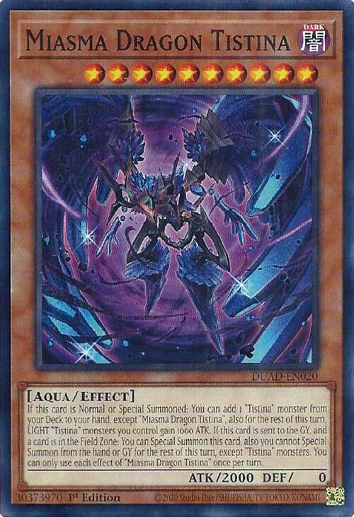 Miasma Dragon Tistina Card Front