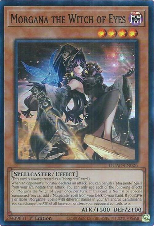 Morgana the Witch of Eyes Card Front
