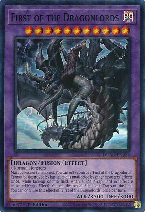 First of the Dragonlords Card Front