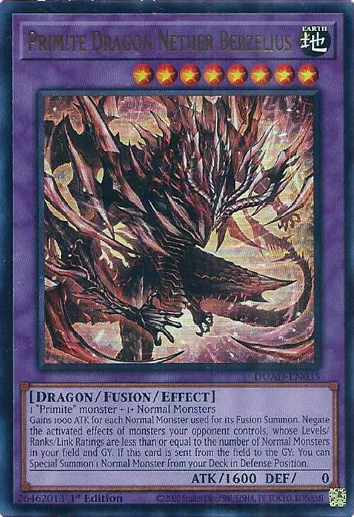 Primite Dragon Nether Berzeulius Card Front