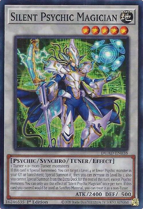Silent Psychic Magician Card Front