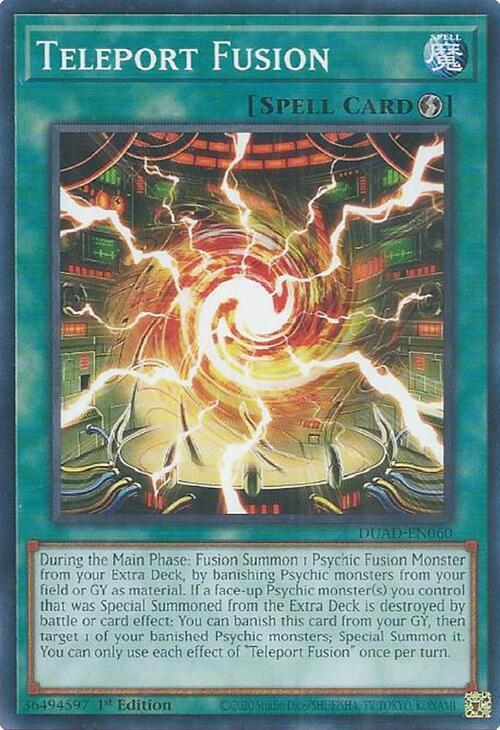 Teleport Fusion Card Front