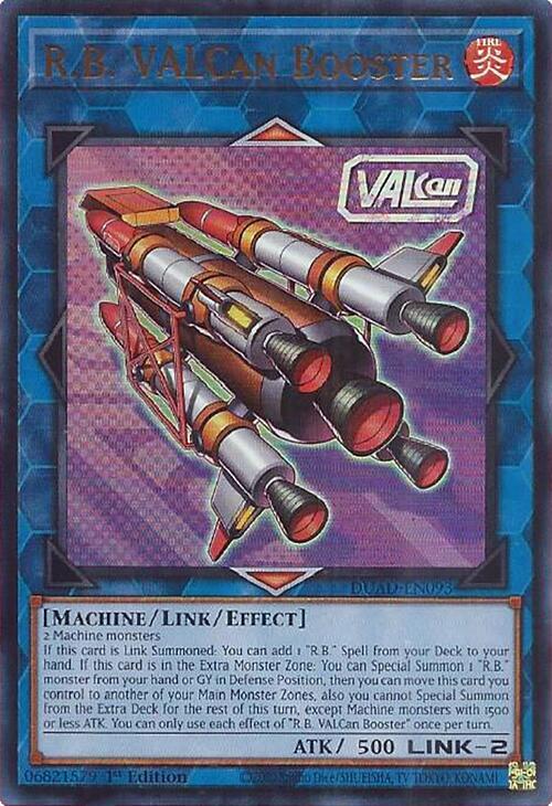 R.B. VALCan Booster Card Front