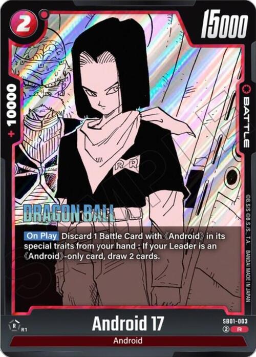 Android 17 Card Front