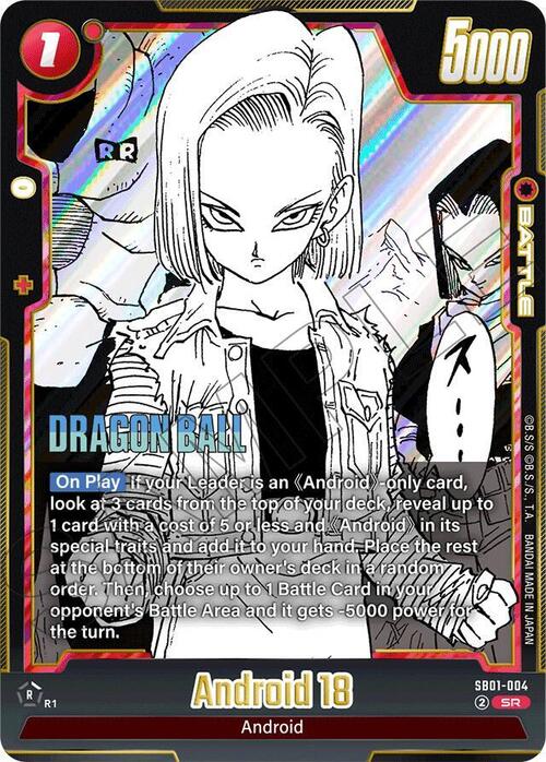 Android 18 Card Front
