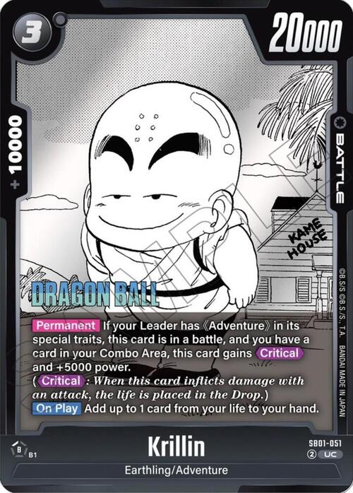Krillin Card Front