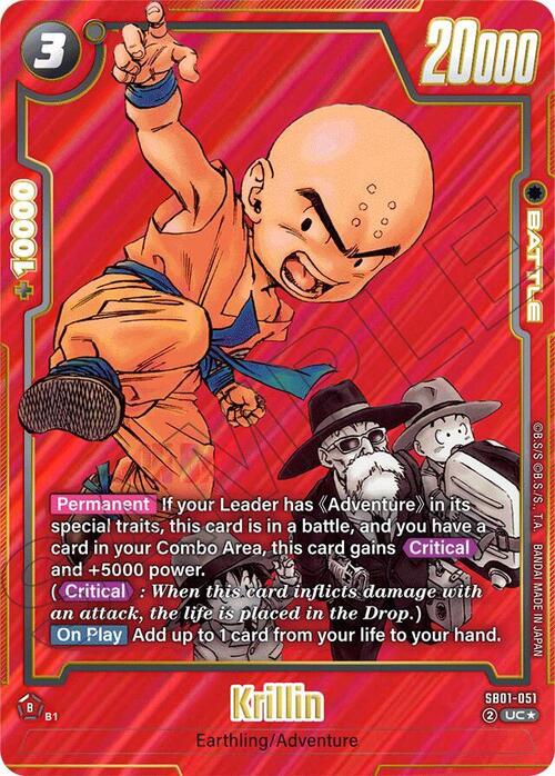 Krillin Card Front