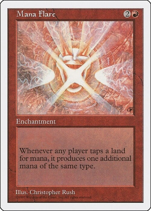 Mana Flare Card Front