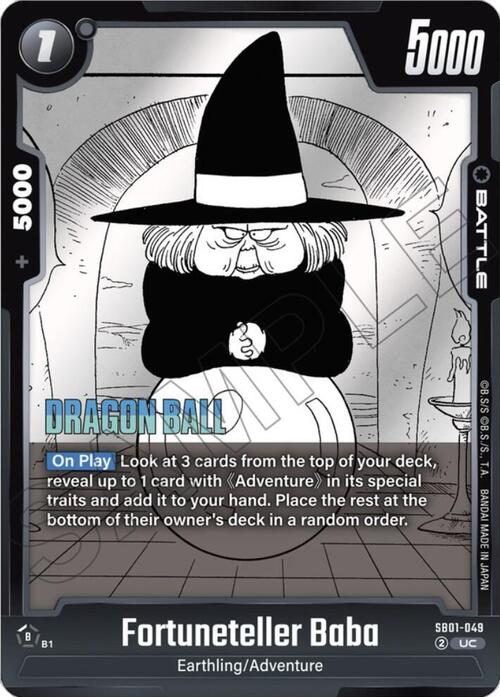 Fortuneteller Baba Card Front