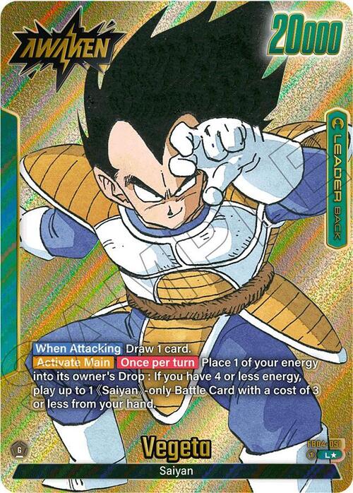 Vegeta Card Front