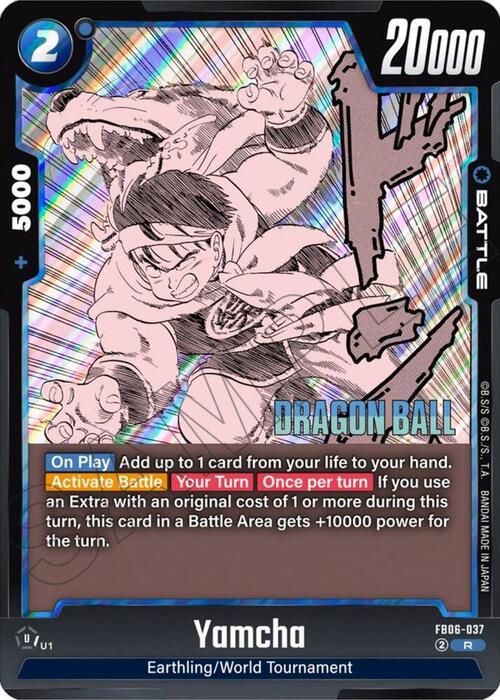 Yamcha Card Front