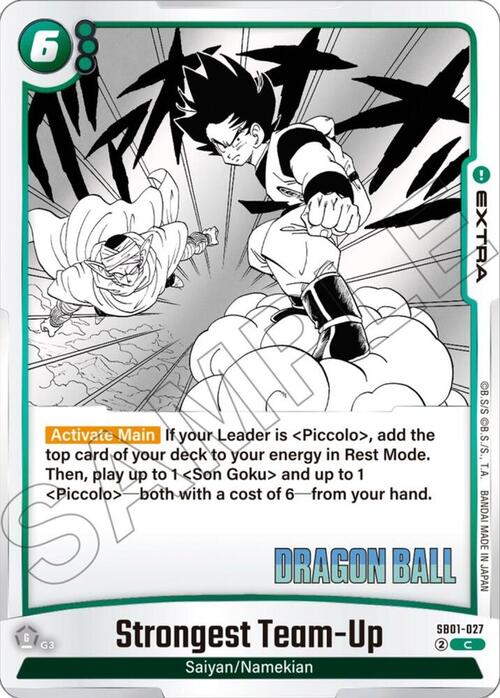 Strongest Team-Up Card Front