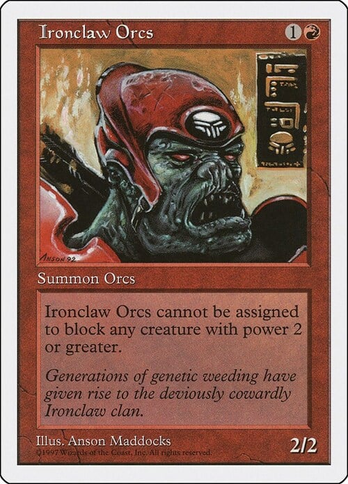 Ironclaw Orcs Card Front