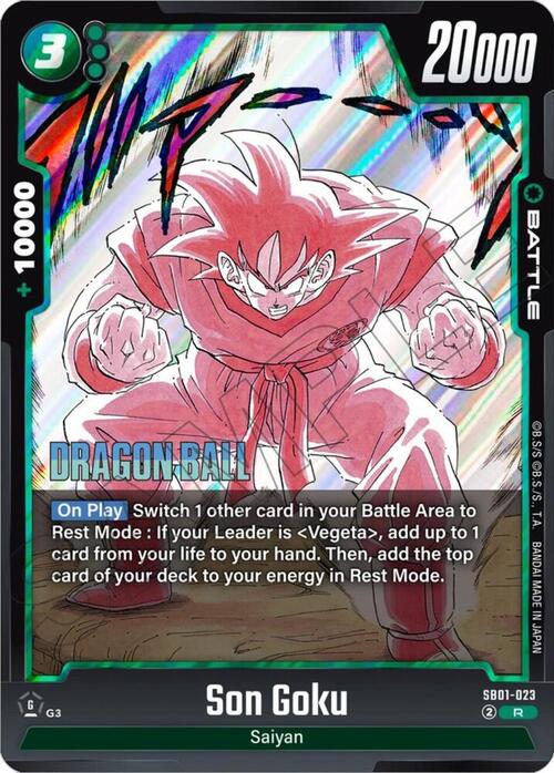 Son Goku Card Front