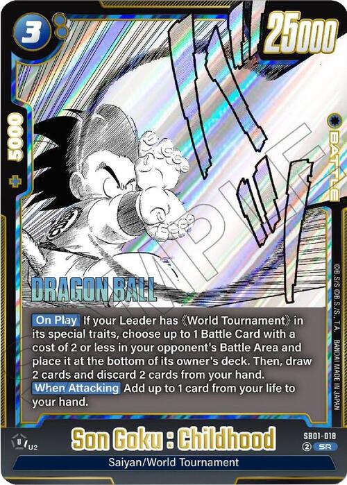 Son Goku : Childhood Card Front