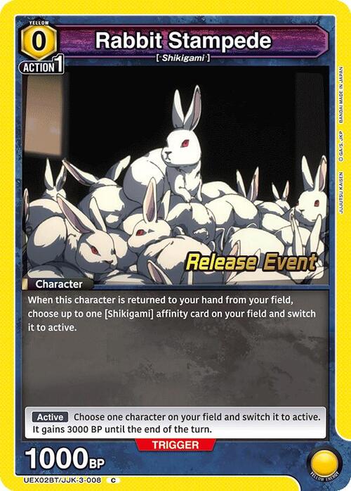 Rabbit Stampede Card Front