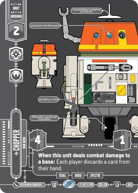 Chopper, War Hero Card Front