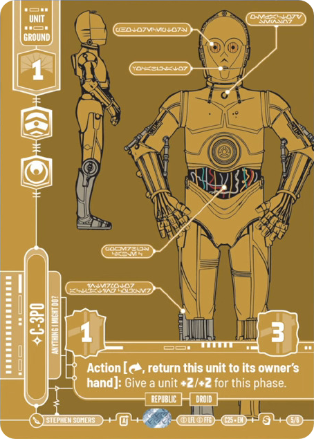 C-3PO, Anything I Might Do? Card Front