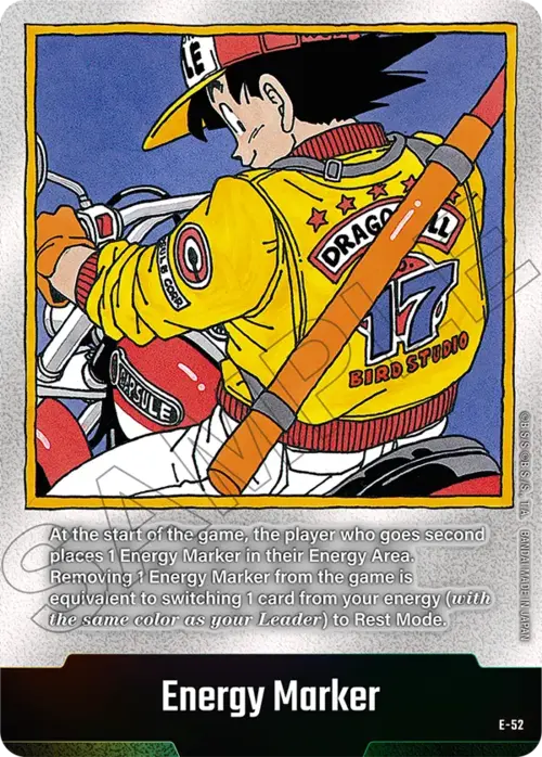 "Son Goku" Energy Marker Card Front